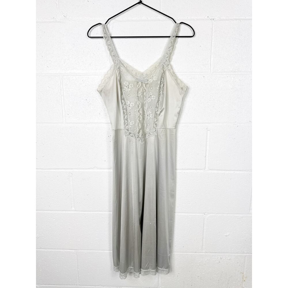 Vintage Gray Slip Dress